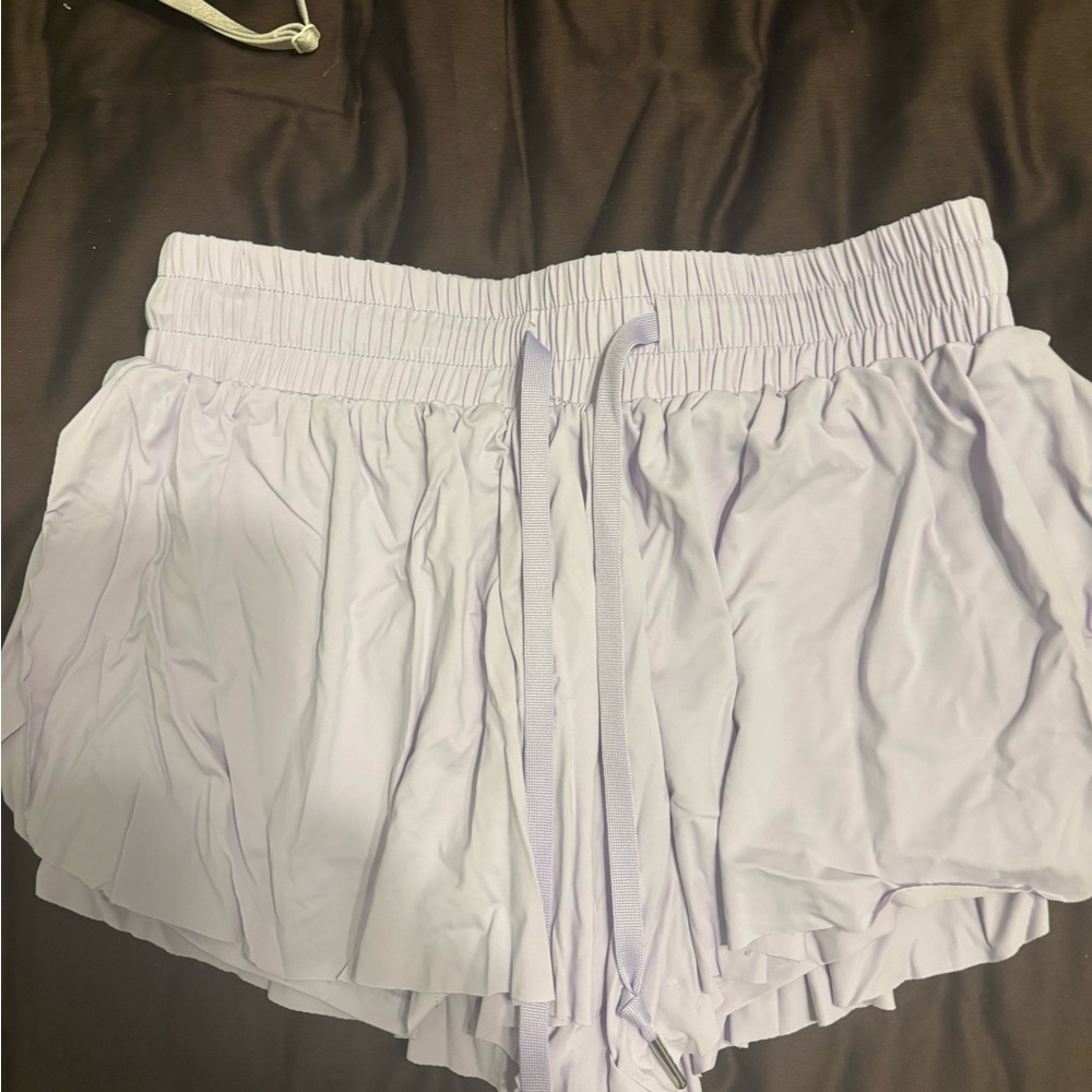 Katie J NYC Light Purple Women's Athletic Shorts